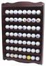 Gb24-mah Displaygifts Golf Ball Display Case Cabinet Rack Wall Shelves No