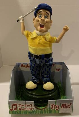 30656 Gemmy Industries Corp. New Booty Shaker Golfer Sing And Dance. 13 Inch . Best Gift For Dads