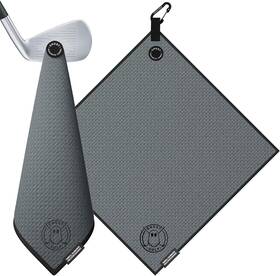 Ghost Golf 850048997738 Magnetic Towel Greenside - Premium Large Dark Grey