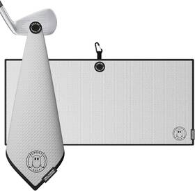 Ghost Golf 850048997790 Magnetic Towel Caddie - Premium Ultra-absorbent Microfiber White