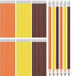 Glenmal-pencils-2078 Glenmal 60 Pcs Thanksgiving 1 Count Pack Of Orange Yellow Brown