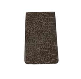 Go To Caddie 685757796316 New Cedar Brown Faux Crocodile Yardage Book/scorecard Holder