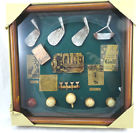 Golf Classic Case Sherwood Golfer S Wood Glass Hand-crafted Display 15 X Great Gift 073964463709