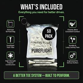 Golf Design 199284896505 Don T Suck Tees Pureflight 4-prong 50-pack