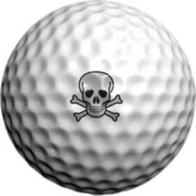 Golfdotz 894981002661 - Usga Rule Conforming Golf Ball Markers Skullmania