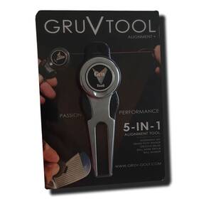 Gruvtool 748252067791 5-in-1 Divot Tool/alignment Aid Detachable Golf Training Accessory New