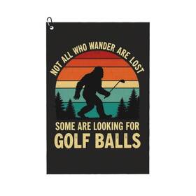 Dfgyxltyhqda79cdg5251106-c Guyperatic Funny Golf Towel With Carabiner Clip 24 Inch X16 Funny-bigfoot