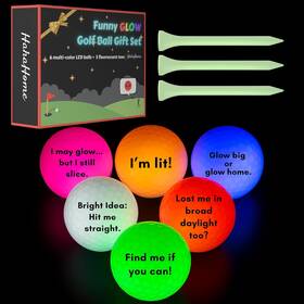 Hahahome 198715815887 Funny Golf Ball Gift Set For Dad Mom And Golfers - Multi-color