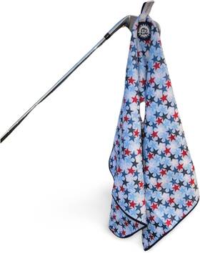 Hall Equipped 860010412947 Equippro Golf Towel Tour Size Premium Magnetic Large The Star Spangled