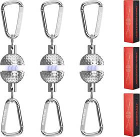 Hp-mgt-0057 Handy Picks Magnetic Clip For Golf Towel Unique Mini Metal Pack Of 3 Silver