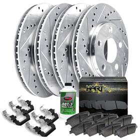Phcc.42135.02 Hart Brakes Front And Rear Brake Kit For 2014-2020 Nissan Rogue 2015-2018 Ni Phcc.42135.02 Hart Brakes Front And Rear Brake Kit For 2014-2020 Nissan Rogue 2015-2018 Ni
