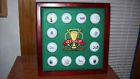 Hf-16 Unique Displays Collectible Golf Ball Display Case Wall Hanging Or