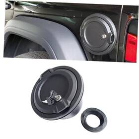 Yg00001 Hilopexi Locking Gas Cap Cover Fuel Tank Door For 2018 2019 2020 2021 2022 2023 2024