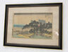 Hiroshige Ikegami No Bansho Evening Bell Woodblock Print By Circa