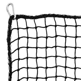 Hit Run Steal 684500965344 High Impact Backstop Golf Hitting Net 10x10 10 X Netting Black