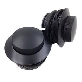 Mt249-040-bk Htt 791932514818 Pop Up Gas Cap Set - Vented Fuel Tank Black