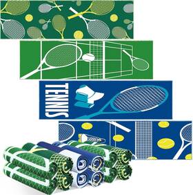 Goh-hunnmingre-1895 Hunnmingre 12 Count Tennis Cooling Towel Gifts 40 Inch X12 Breathable Chilly Colourful