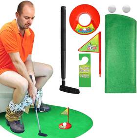 Huobi Toilet Golf 598481870202 Golf-perfect Putting Game For Avid Golfers Do Not Disturb Sign 12z