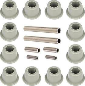 Huskey Parts Company 689539229634 Club Car Precedent Front Lower Spring And Upper A-arms Bushing Kits With 12