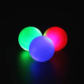 Ilysport 300691944721 Led Light Up Golf Balls Glow In The Dark 1.65 Inch Mixed 3 Colors