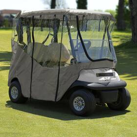 Jef World Of Golf 022275010751 New Ultimate Universal 2-seat Cart Enclosure Tan