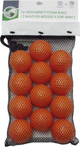 Jef World Of Golf 022275013189 High Impact Foam Balls Orange
