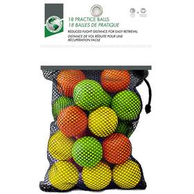 Jef World Of Golf 022275879198 New 18 Foam Practice Balls - Multicolor