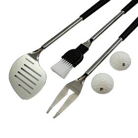 Jef World Of Golf 716419770624 New 5 Piece Golfer Bbq Utensil Set