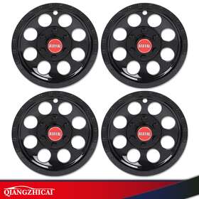 Z-03etn6404abb Jiangzhic-76 Golf Cart 10 Inch Wheel Cover Hub Caps Fit For Ezgo Club Car And Yamaha Black 4pcs