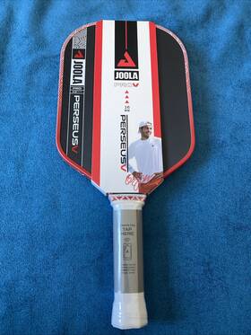 Joola 070116005592 New Authentic Persues Pro V Ben Johns Blaze Red 16mm Pickleball Paddle