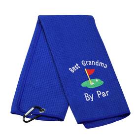 Jxgzso 792323680198 Grandma Golf Towel Embroidered Large Best By Par