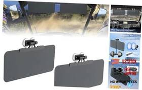 Katywixu Cxzyb1715 2pcs Utv Magnetic Sun Visor Golf Cart 15.7 Inch X 7.8 For Ehicles With