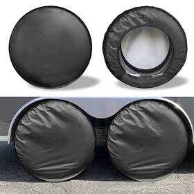 T4-xl-30-32 Kayme Ltz-pe4-xl Rv Tire Covers 4 Pack Inch Diameters Four-black-pe