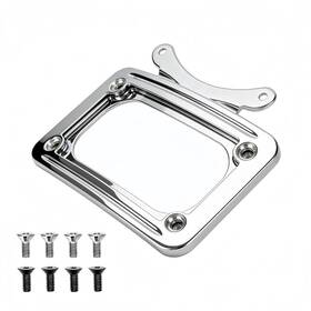 Koondheend 3162 Curved License Plate Holder Frame Fits For 1991-2010 Harley Davidson Tourin