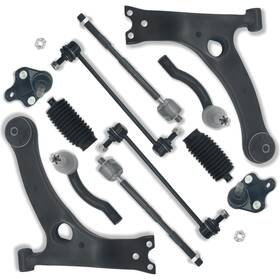 Kt-12pcs-002 Koxot Front End 12pc Suspension Kit Fit For Toyota 2003-2008 Corolla 2