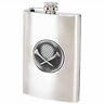 Ktflaskgolf Maxam Golf Emblem Flask Stainless Steel Screw 024409939952