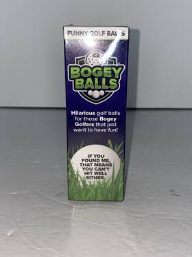 Laughing Smith 197644216901 Funny Bogey Balls 3 Pack - The Funniest In Golf New