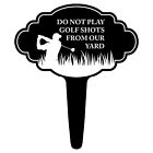 Lawn-11 20x20 In Icandy Combat Please Do Not Play Golf Shots 680083262955