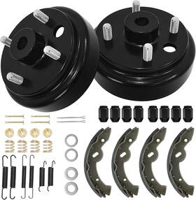 70795 Leapgomax 19186 70794 Ezgo Brake Drum Maintenance Kit For 1997-2008 Electric Txt Black