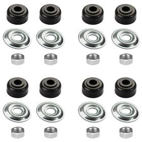 Leapgomax 783906114636 Golf Cart Shock Bushing Kit Fits Ezgo 1989-up 4 Set For 2 Shocks