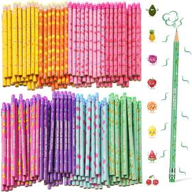 Ln-220628-a Leinuosen 200 Pcs Scented Pencils Bulk For Kids Inspirational Cute Fun Black