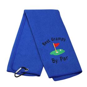 Levlo 792323674654 Dad Golf Towel Embroidered Gift Large Best Grampy