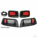 Lgt-604l Rhox Led Light Kit With Plug Play Wire Harness For E-z-go Txt Golf Carts