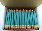 Light Turquoise Golf Express Pencils Half With Eraser Classroom Pew Short Mini Hexagon Non 2 737488389173