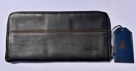 Lk78026-0c0 Links & Kings And Crown Golf Glove Keeper Black Leather Carrier With Eagle Logo Nwt