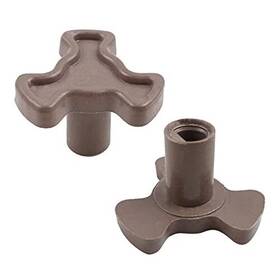 20220329n Lovedeal 2 Pcs 0.67 Inch Microwave Turntable Coupler Shaft Length -