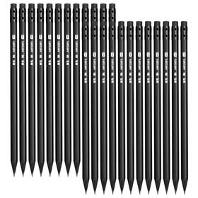 M&g Awp308f6-tc-2 M&g Wood-cased Hb Pencils 24 Pack 1 Count Of Obsid Series-black