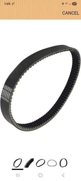 J0d-g6241-01-00 Maoyubelt Clutch Drive Belt 2017-25 Drive2 Golf Cart Adventurer Others
