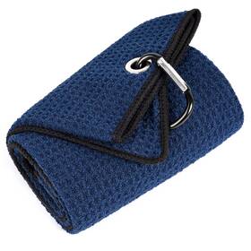 Mile High Life 761276736146 Tri-fold Golf Towel Premium Microfiber Fabric 16 Inch X21 Navy