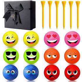 Miniinflat-nmha-2890 Miniinflat 19 Pcs Funny Golf Balls And Tees Set Colorful Novelty